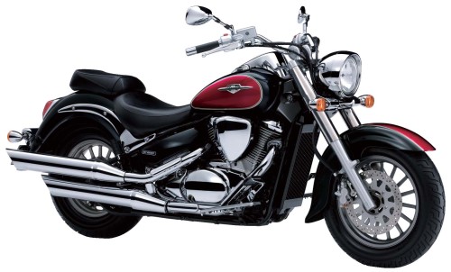 SUZUKI VL 800 CC 2012, Schwarz-Rot