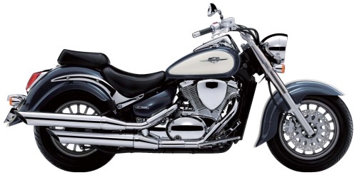 SUZUKI VL 800 CC 2012, Weiss-Grau