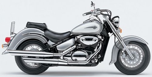 SUZUKI VL 800 LC 2004, Silber-Weiss