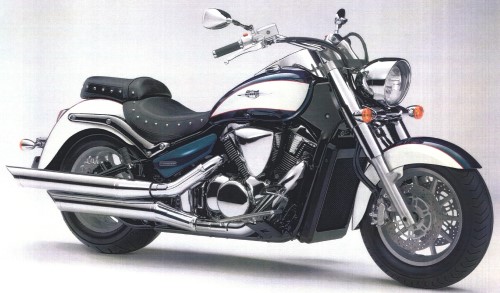 SUZUKI VLR 1800 C T 2008, Blau-Weiss