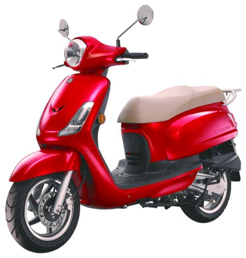 SYM Fiddle II 50 2012, Rot