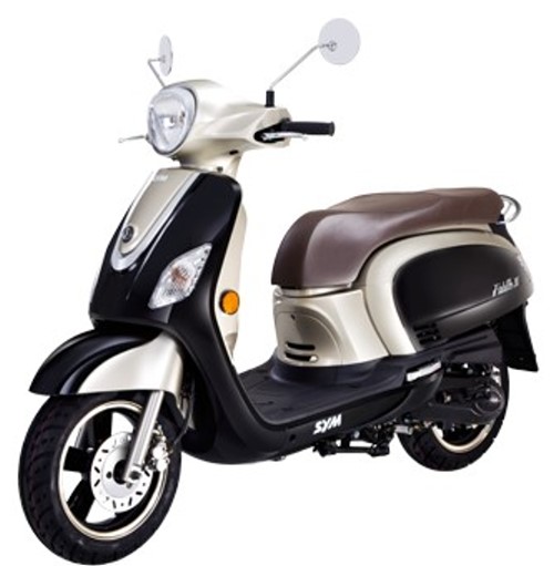 SYM Fiddle III 125 2015, Schwarz-Gold
