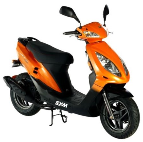 SYM Jet 50 EuroX 2014, Orange-Schwarz