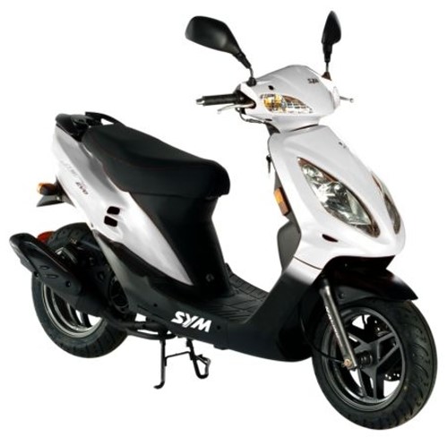 SYM Jet 50 EuroX 2014, Weiss-Schwarz