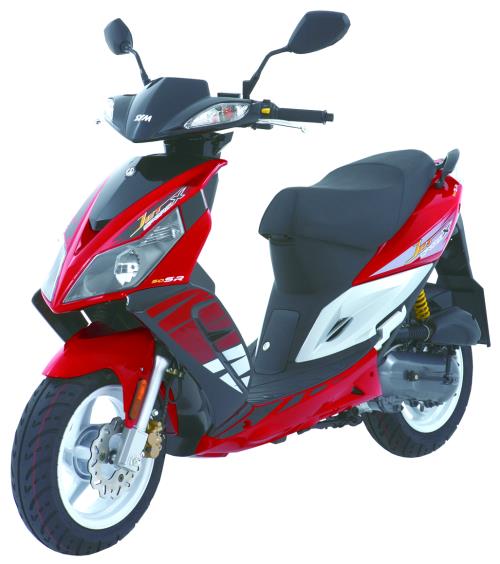 SYM Jet 50 SportX SR 2009, Rot