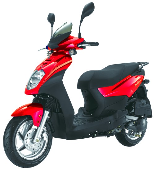 SYM Orbit 125 I 2009, Rot