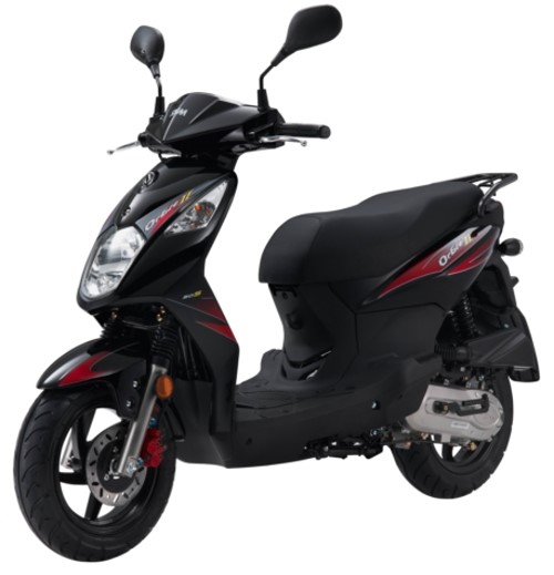 SYM Orbit II 50 2012, Silber-Schwarz