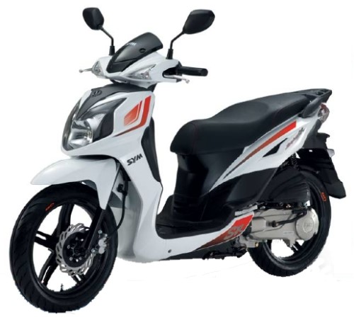 SYM SYMphony SR 50 2012, Weiss