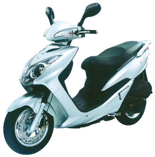 SYM VS 125 2010, Silber