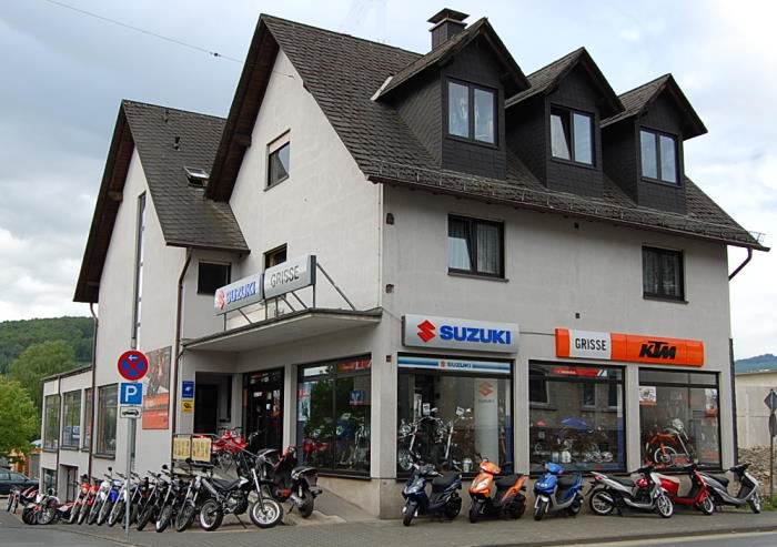Zweirad GRISSE Firmengeb�ude in der K�lner Strasse 188 in 57290 Neunkirchen/Siegerland