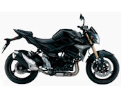 SUZUKI GSR 750 ABS 2016, Schwarz Matt
